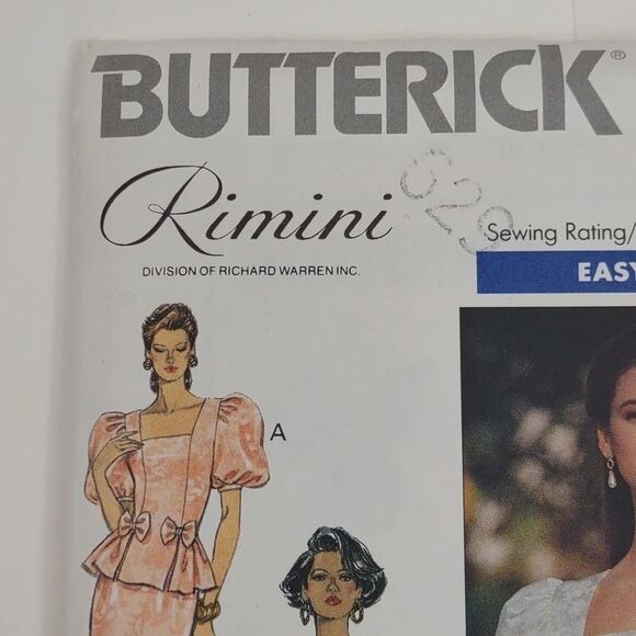 Butterick 4775 Top, Skirt Size: 6-8-10 Uncut Sewing Pattern - Picture 3 of 6